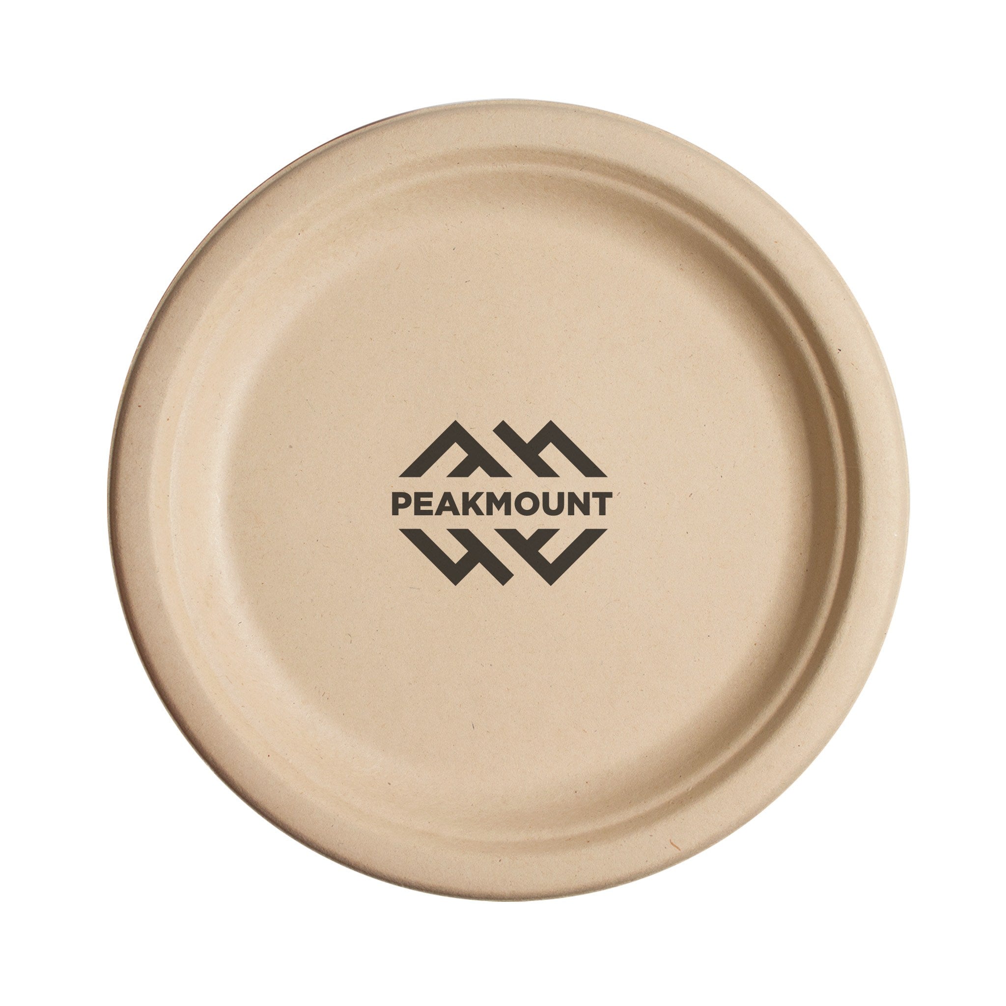 8.75 Inch Kraft Round Compostable Paper Plate (Q217332)