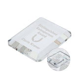 Prato Rectangle Crystal Paperweight Imprinted with Logo (Q219322)
