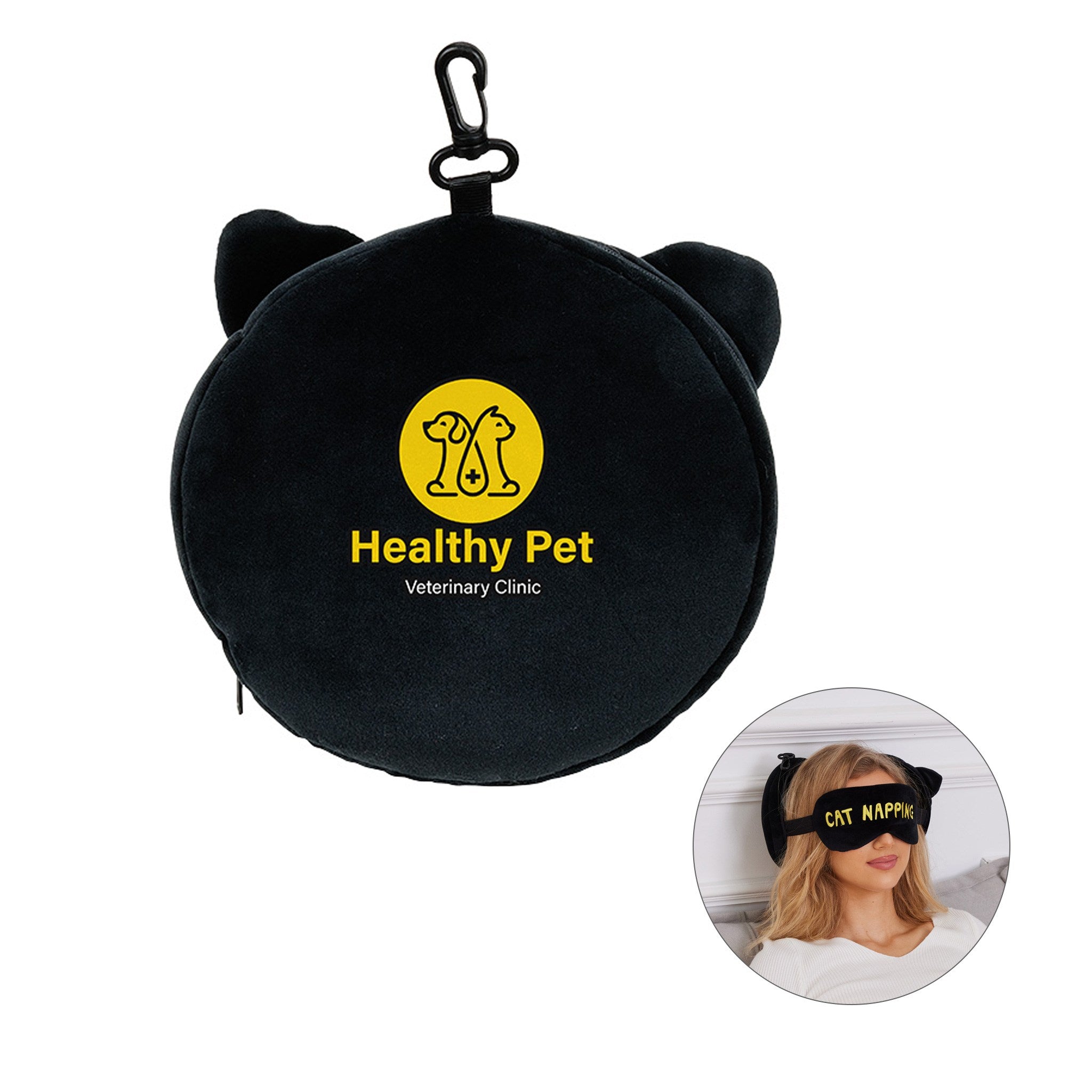 Comfort Pals™ 2-in-1 Cat Pillow Sleep Mask (Q222022)