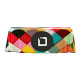 8 Ft. Open-Back Full Color Table Throw Imprinted with Logo (Q223922)