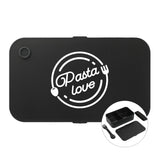 Recycled Plastic Bento Box Imprinted with Logo (Q225622)