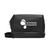 Hudson rPET Leatherette Cosmetic Bag Imprinted with Logo (Q227122)
