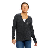 US Blanks Ladies' Long-Sleeve Cardigan Imprinted with Logo (Q228922)
