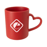 Heart Mug - 12 Oz. Imprinted with Logo (Q231122)