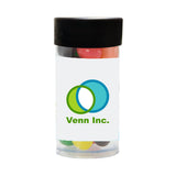 Gourmet Plastic Tube (Small) - Jelly Beans Imprinted with Logo (Q232222)