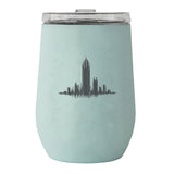 10 Oz. Vinglace Stemless Wine Tumbler - Sea Glass Imprinted with Logo (Q242622)