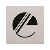 Single Square Stone Coaster Imprinted with Logo (Q245922)