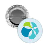 Full Color Pin Back Button Imprinted with Logo (Q251122)