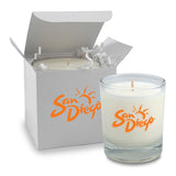 3 Oz. Clear Votive Candle With Gift Box Imprinted with Logo (Q251211)