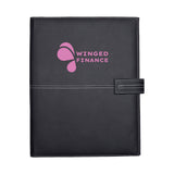 Hugo Stitched Leatherette Portfolios Imprinted with Logo (Q251222)