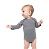 Rabbit Skins Infant Fine Jersey Long Sleeve Bodysuit Imprinted with Logo (Q252332)