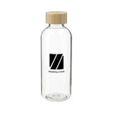 Sona 22 Oz. RPET Reusable Bottle With FSC Bamboo Lid Imprinted with Logo (Q253422)