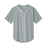 A4 Short Sleeve Full-Button Baseball Top Imprinted with Logo (Q254332)