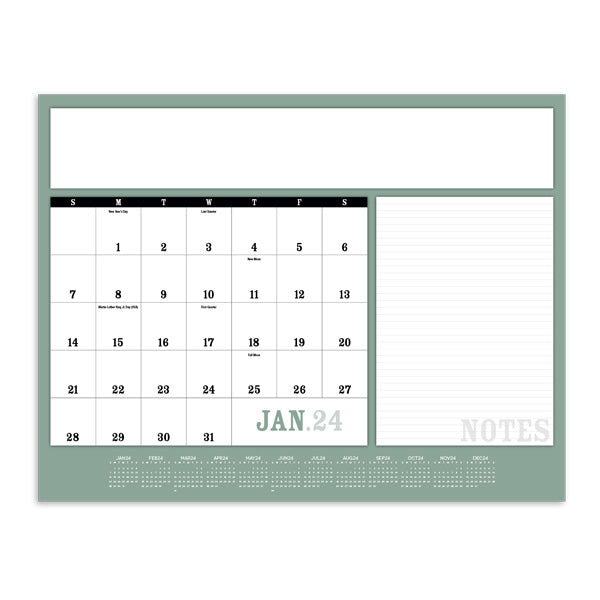 Custom Notes Desk Pad Calendar (Q255722) Desk Calendars with Logo
