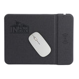 Azure 15W Wireless Charger Mouse Pad With Kickstand Imprinted with Logo (Q258122)