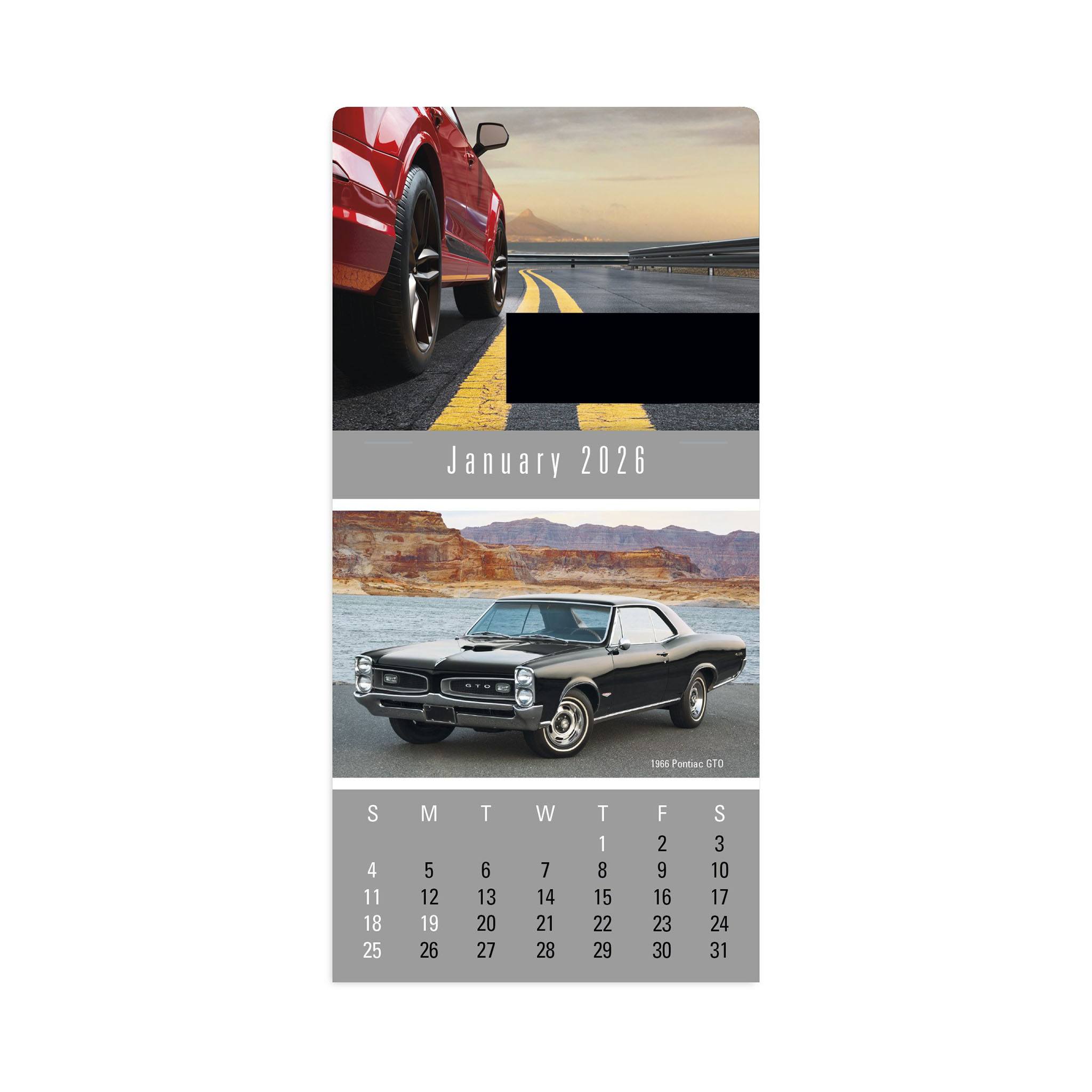 4C Press-N-Stick Header Cruisin’ Cars Calendar (13-Month) (Q259122)