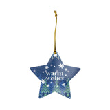 Acrylic Ornament - Star Imprinted with Logo (Q261022)