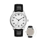 Classic Style Unisex Dress Watch With Date Display Imprinted with Logo (Q263222)