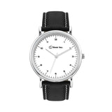 38mm Unisex Watch - Leather Strap Imprinted with Logo (Q273222)