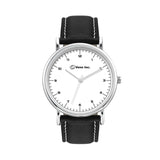 38mm Unisex Watch - Leather Strap Imprinted with Logo (Q273222)