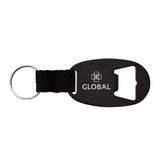 Aluminum Bottle Opener Key Chain Imprinted with Logo (Q273311)