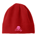 Port Authority® R-Tek® Stretch Fleece Beanie Imprinted with Logo (Q27465)
