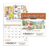 Laughing It Up - Stapled Calendar Imprinted with Logo (Q285722)
