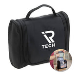 AeroLOFT™ Jet Black Toiletry Kit Imprinted with Logo (Q295722)