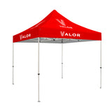 Steel Premium 30mm 10ft. Square Event Tent (6 Locations) Imprinted with Logo (Q298022)
