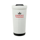 16 Oz. Latte Ceramic Travel Tumbler Imprinted with Logo (Q300622)