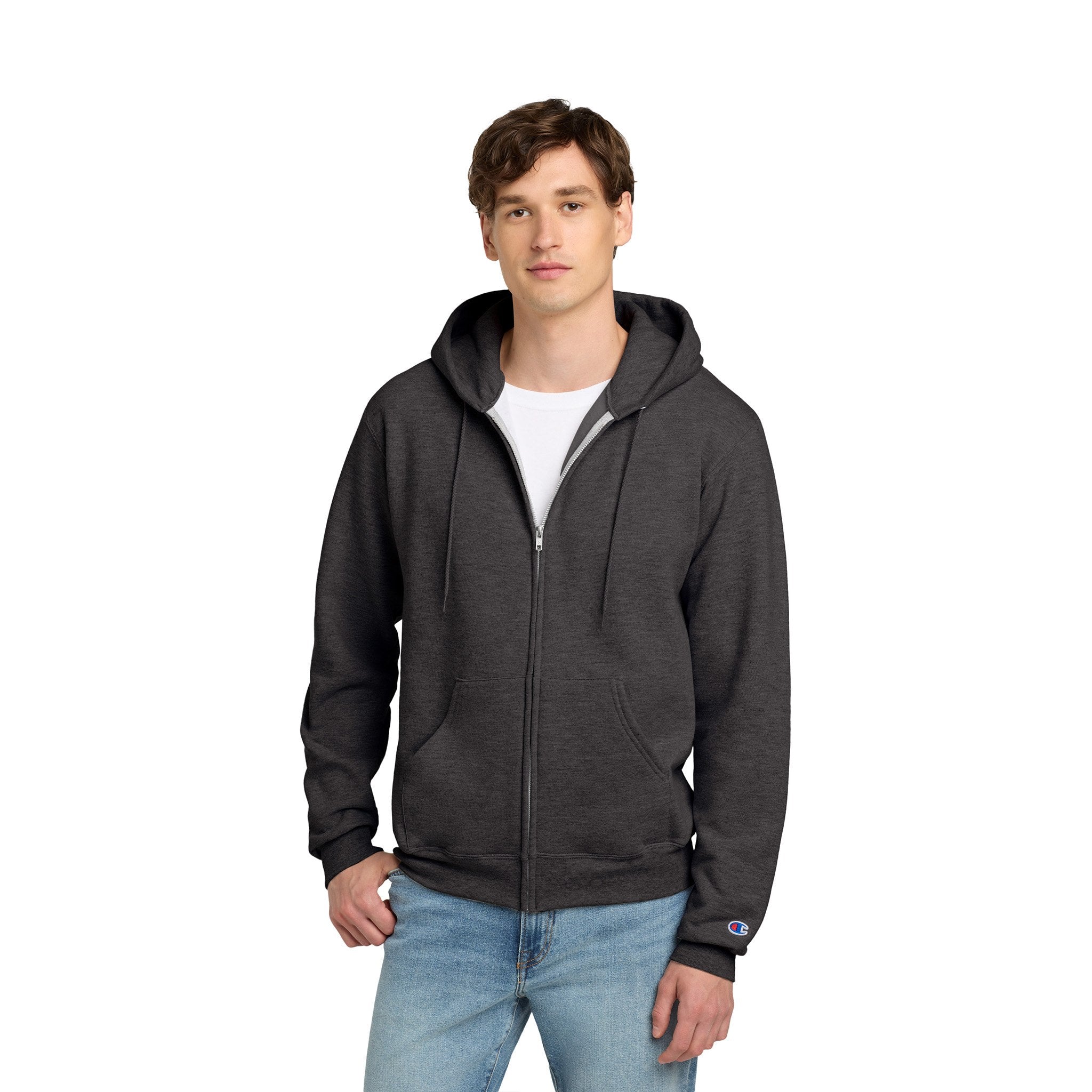 Champion® Powerblend® Full-Zip Hoodie (Q303332)