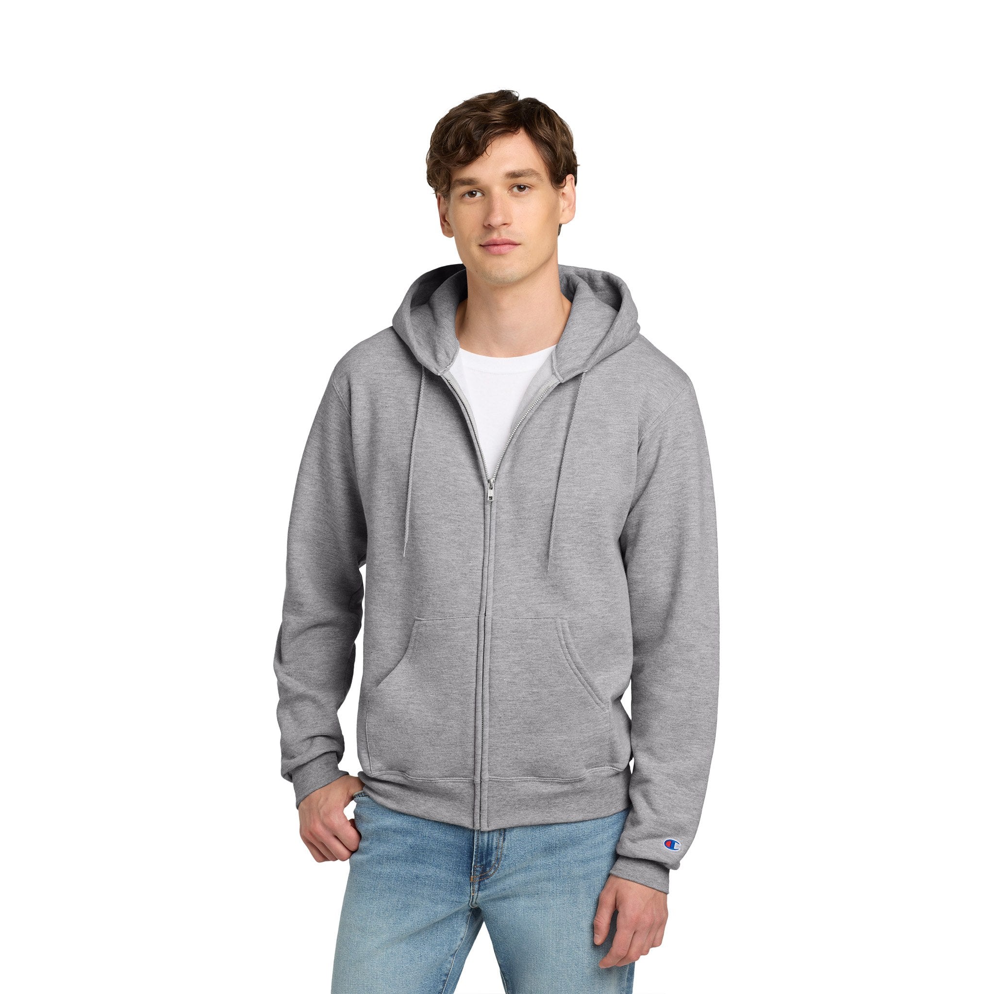 Champion® Powerblend® Full-Zip Hoodie (Q303332)