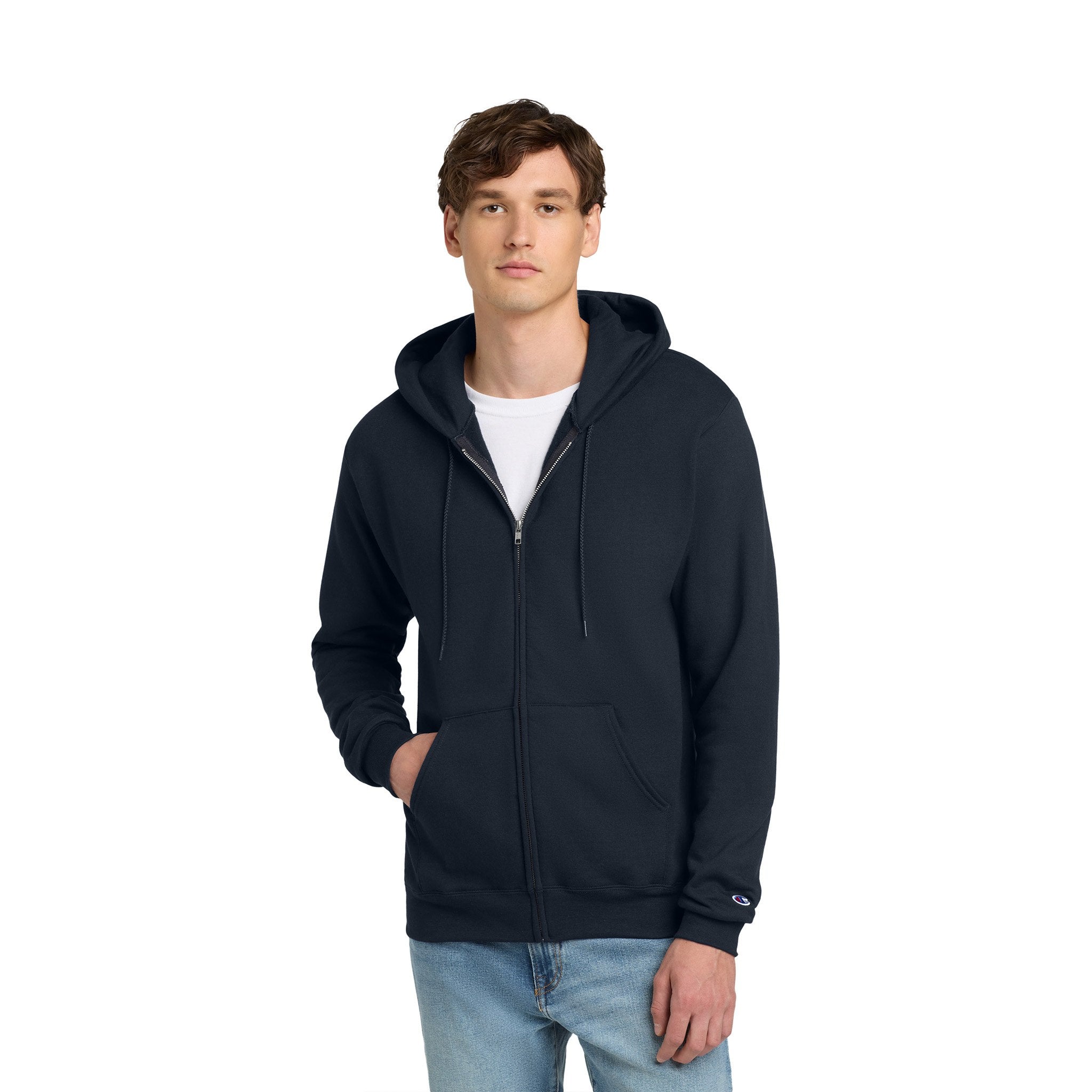 Champion® Powerblend® Full-Zip Hoodie (Q303332)
