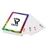 Theme Backs Playing Cards - Multi-Color Frame2 Imprinted with Logo (Q308911)