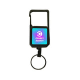 Roundup Retractable Keychain Imprinted with Logo (Q310022)