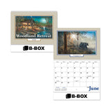 Woodland Retreat Spiral Wall Calendar Imprinted with Logo (Q313222)