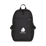 Renew rPET Computer Backpack - Black Imprinted with Logo (Q314822)