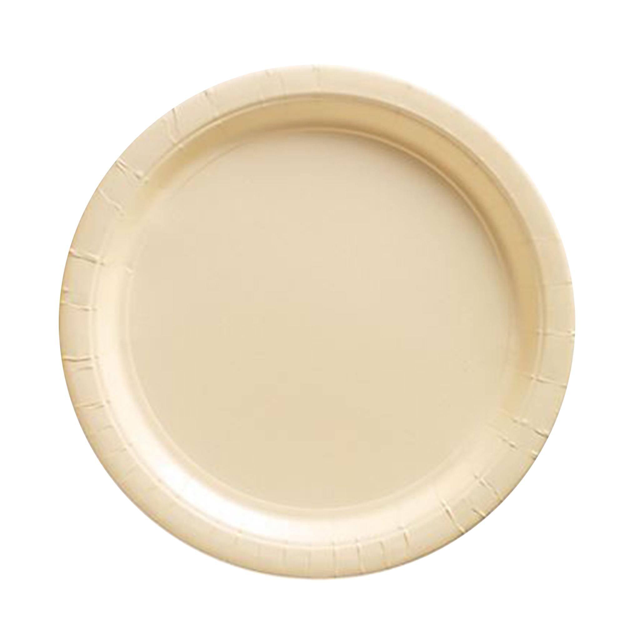 9 Inch White and Colored Paper Plates (Q317332)