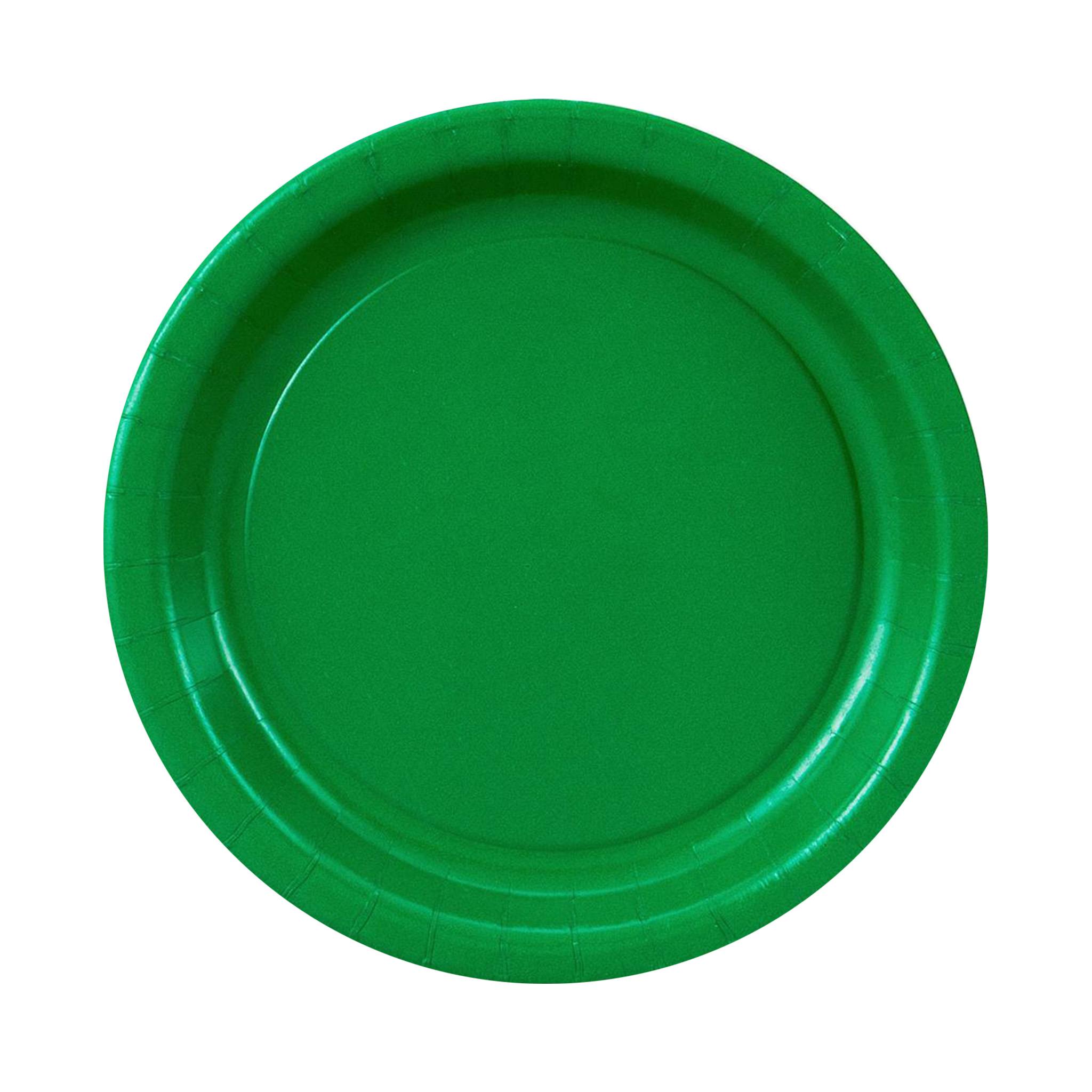 9 Inch White and Colored Paper Plates (Q317332)