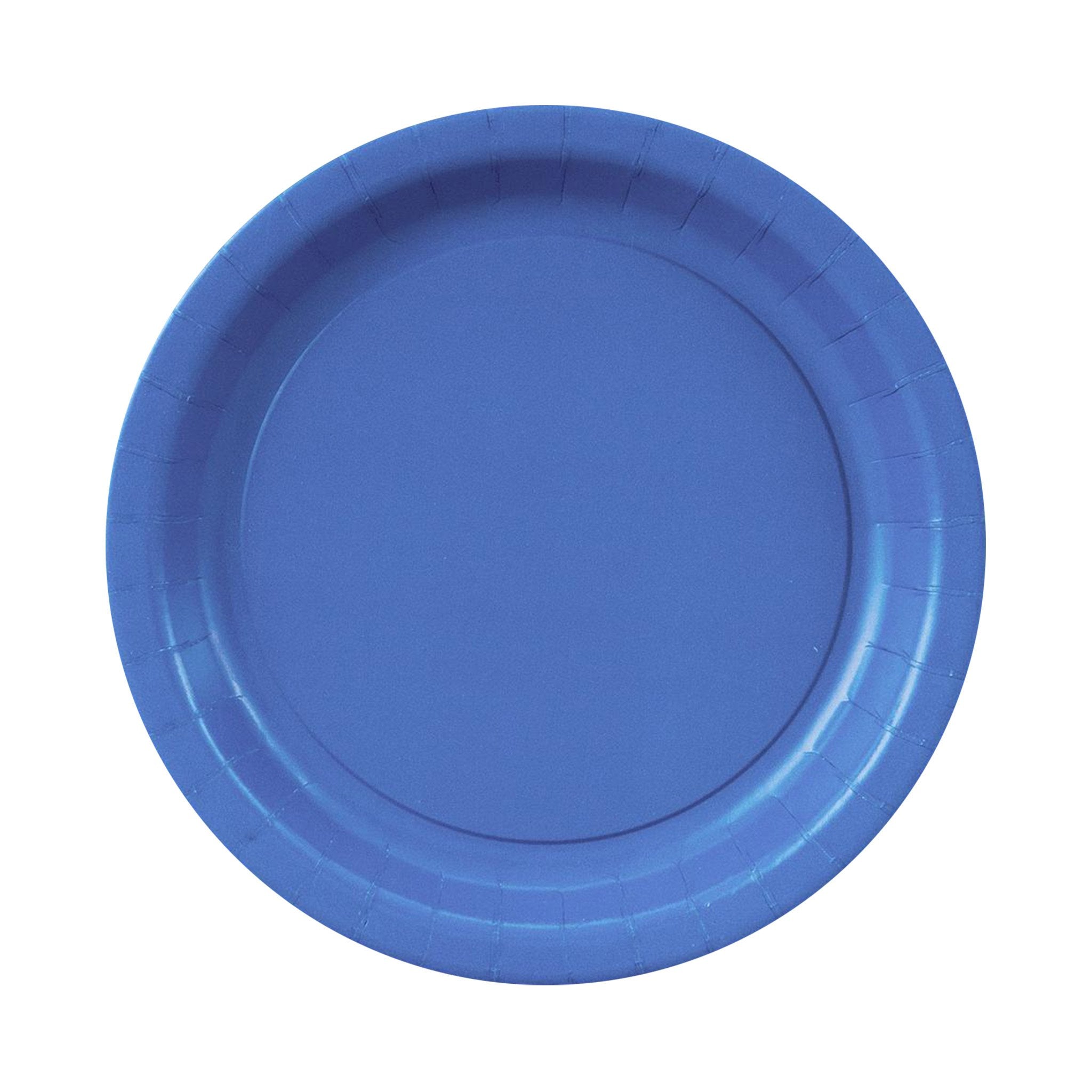 9 Inch White and Colored Paper Plates (Q317332)