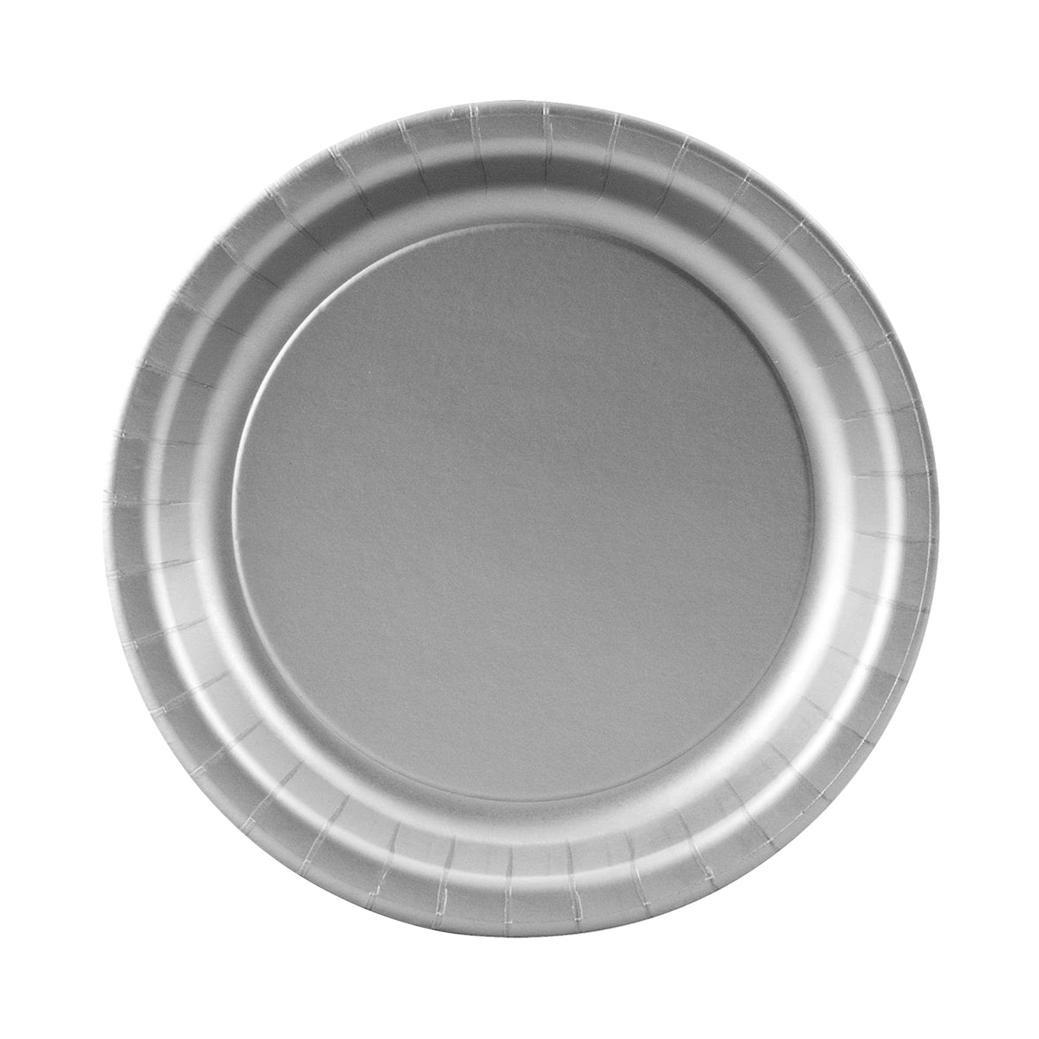 9 Inch White and Colored Paper Plates (Q317332)