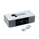 Mystic Alarm Clock/Wireless Speaker/Wireless Charger Imprinted with Logo (Q318622)