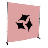 6-ft. W x 8-ft. H Backdrop Replacement Banner Imprinted with Logo (Q319022)