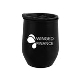 12 Oz. Marmont Recycled Acrylic Wine Tumbler Imprinted with Logo (Q319122)