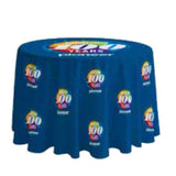 4-ft. Round Full Bleed Table Cover Imprinted with Logo (Q329022)