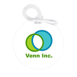 Kaleidoscope Bag Tag: 3.5 In. Round Imprinted with Logo (Q330022)