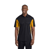 Sport-Tek® Tall Side Blocked Micropique Sport-Wick® Polo Imprinted with Logo (Q331332)