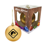Round Ornament With Window Box Imprinted with Logo (Q335711)