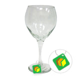 Diamond Ultra Vivid Acrylic Wine Charm Imprinted with Logo (Q337922)