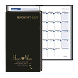 Monthly Format Planner In Vinyl Jacket Imprinted with Logo (Q340211)